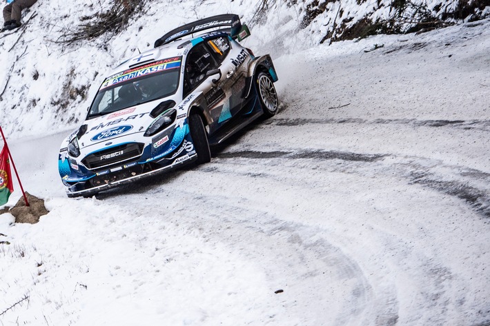 Schnee oder nicht – bei der WM-Rallye Schweden hat M-Sport Ford die Spitzenplätze im Visier