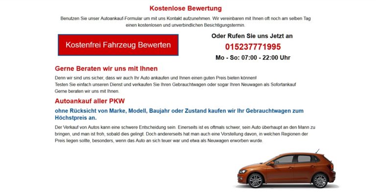 Autoankauf Osnabrück ➡ Auto verkaufen in Osnabrück ✓ jede Marke ✓ schnelle Abwicklung