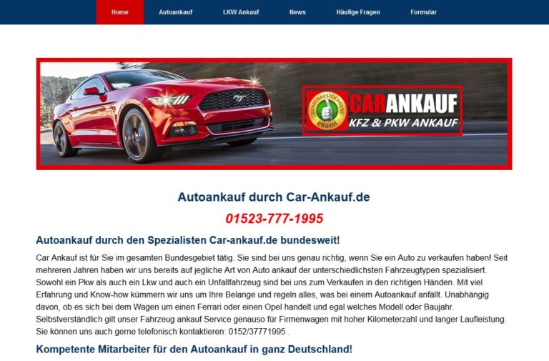 Autoankauf Chemnitz kauft jeden Gebrauchtwagen an! car-ankauf.de