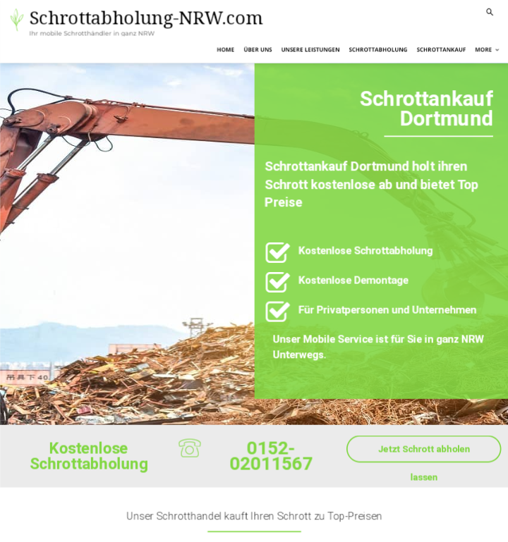 Der Schrottankauf Dortmund kauft Ihren Metall- und Elektroschrott an