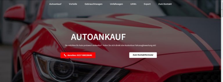 Autoankauf Münster :  Wir kaufen Fahrzeuge zum fairen Preis an!