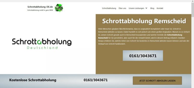 Schrottabholung Lüdinghausen – Spezialist für den Schrottankauf aller Art