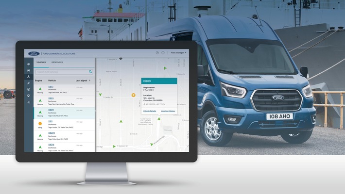 Ford Telematics mit neuer “Multi-Make”-Funktion und App-Ergänzung bietet mehr Effizienz für Flottenmanager