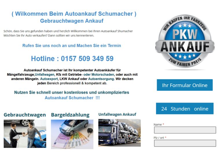 Autoankauf-Fulda übernimmt alle Formalien für den Autobesitzer, wie die Abmeldung des Fahrzeuges und eine Entsorgungsbescheinigung
