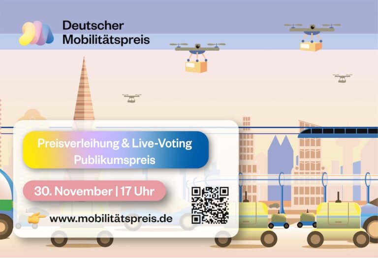Deutscher Mobilitätspreis 2023: Innovationskraft auf der Shortlist