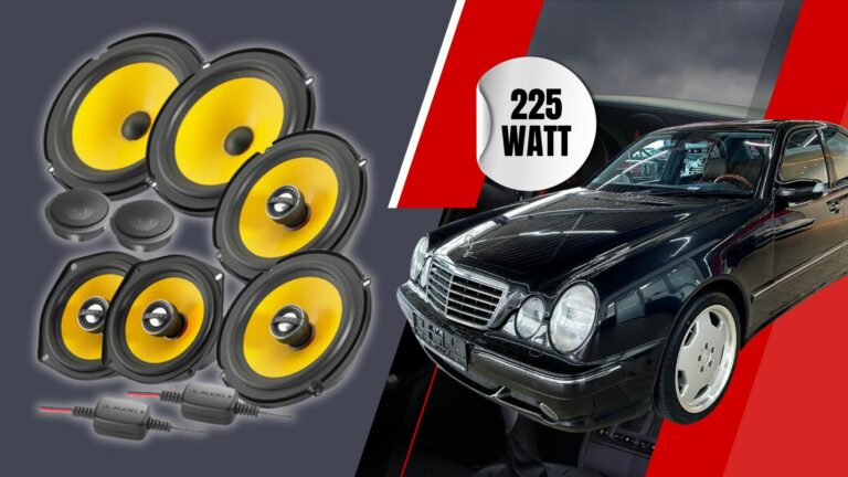 Mercedes E-Klasse W210 Sound-Upgrade: Die Testsieger-Lautsprecher für audiophilen Genuss!